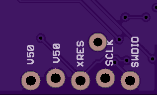 Example of an error in an Eagle PCB Silkscreen