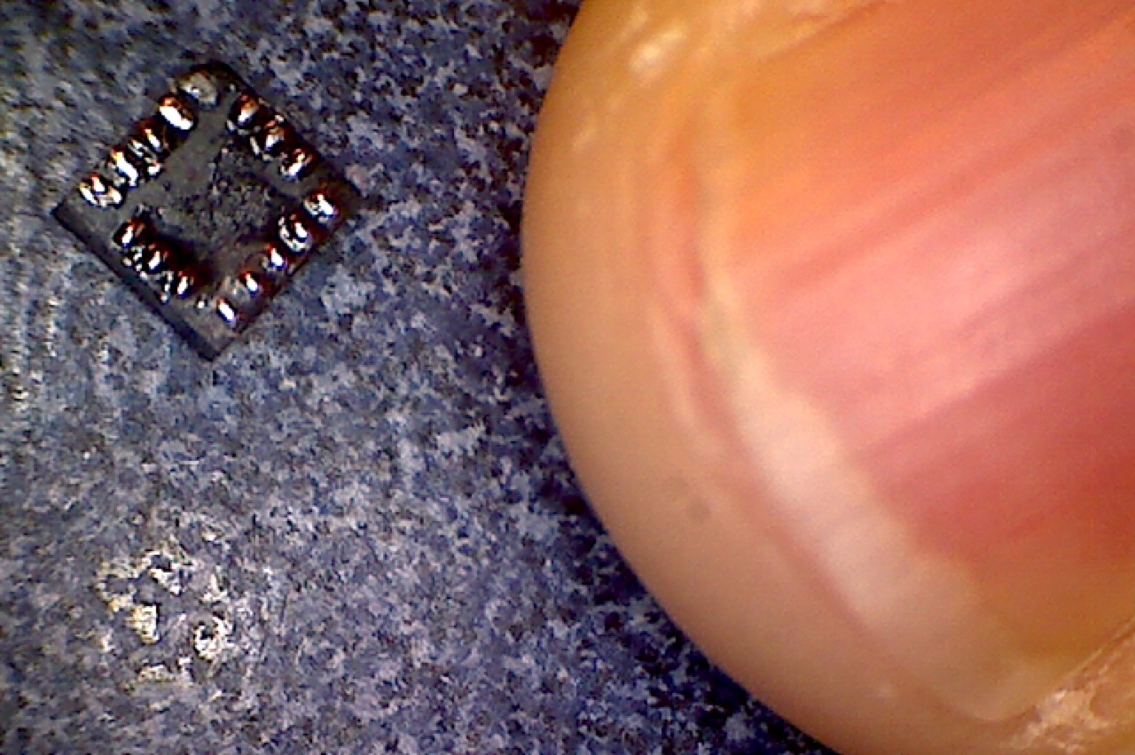 0.5mm QFN with solder problems