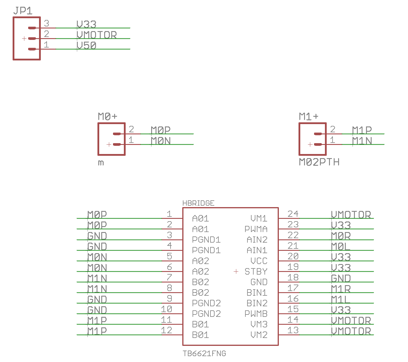 PSoC Motor Driver Schematic