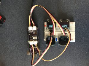 PSoC4L Driving 4 OLED LCDs