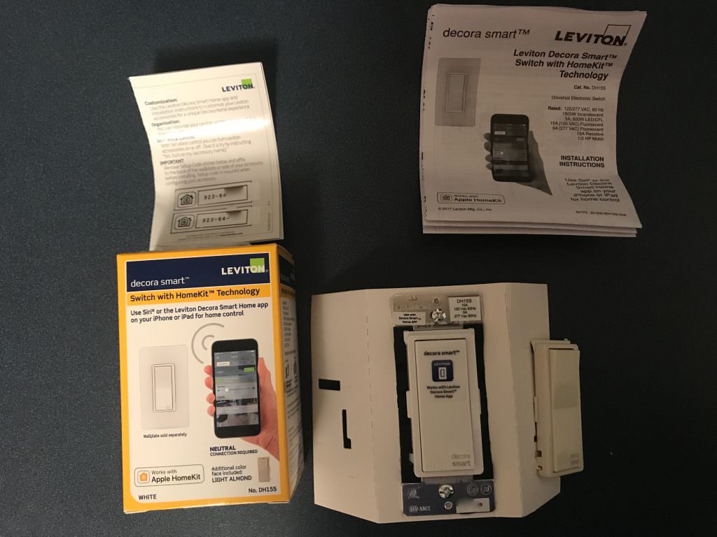 Leviton HomeKit inside the box