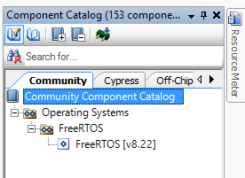 PSoC Creator Component Catalog