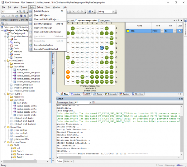 Lesson 2 – PSoC 6 Introduction: Your First Project – IoT Expert