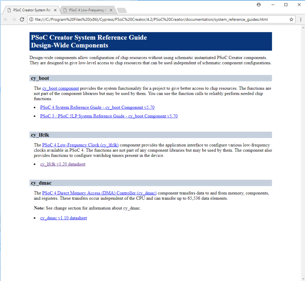 PSoC 4200M WDT System Reference Guide