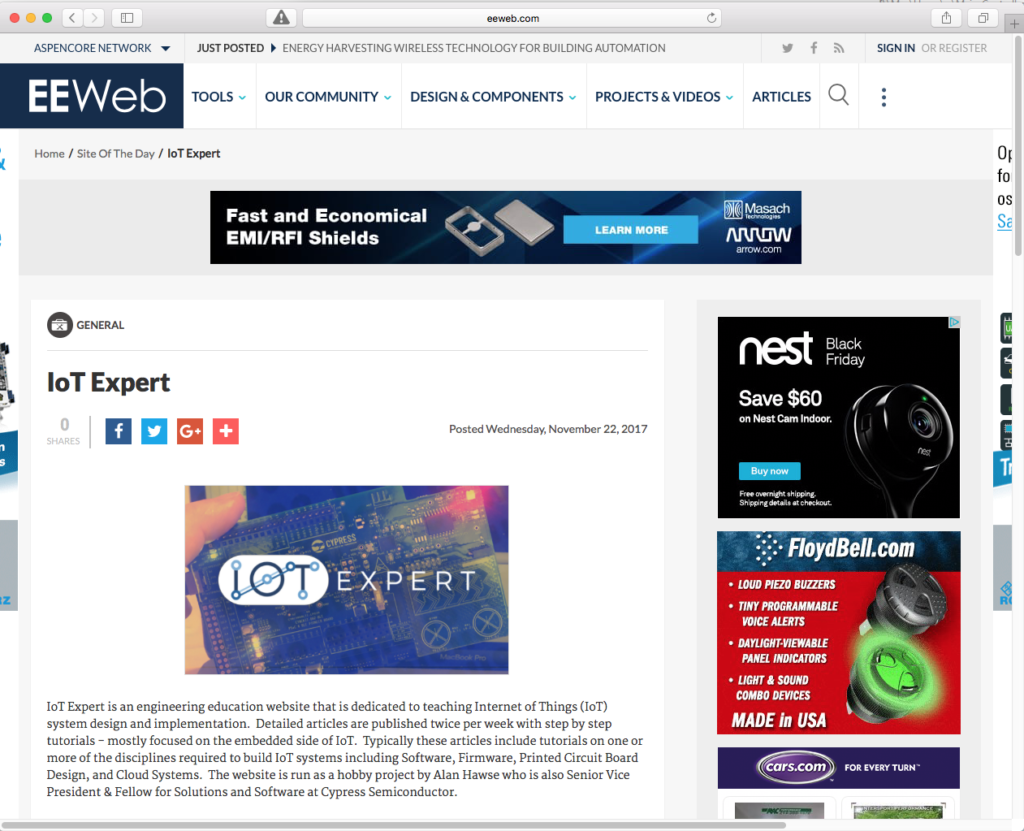 IoTExpert on EEWEB